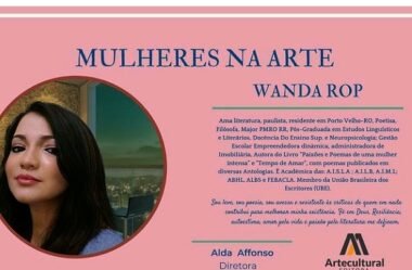 HOMENAGEM EDITORA ARTECULTURAL À Autora WANDA ROP