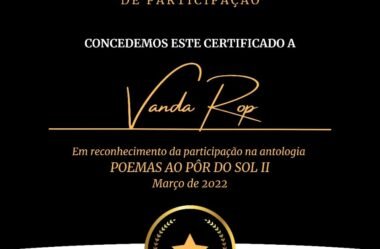 WANDA ROP: Antologia: Poemas ao Pôr do Sol II, março 2022, Revista Conexão Literatura
