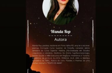 Comendadora Wanda Rop tem seus poemas publicados na Edição 025 de maio de 2022 da Revista Projeto Autoestima.
