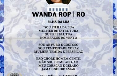 Wanda Rop participa do Projeto “Mosaíco Poético”, Parceria Editora Baronesa, Aquarela Design-A Histórica Casa dos Azulejos  em São Pedro da Aldeia-RJ