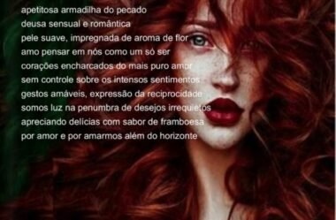 LÁBIOS DE FRAMBOESA – Poema que integra o livro bilingue “Inefáveis Sensações” – Wanda Rop