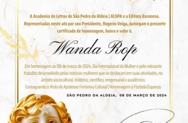 ⭐ Apoteose Feminina | Prêmio 2024 – Wanda Rop