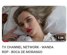 Prestigie o Poema BOCA DE MORANGO 🍓 por Wanda Rop no you tube da TV Channel Network