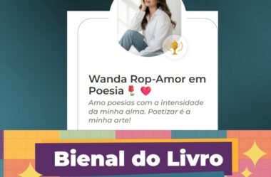 Wanda Rop – Uiclaper🌹📚 Bienal do Livro de São Paulo 2026! ✨