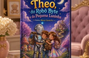 As Aventuras de Theo, do Robô Byte e da Pequena Luninha, da escritora Maria Cícera 🤖🩵