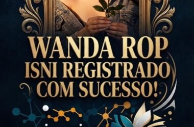 Wanda Rop 🌹 possui o registro ISNI (International Standard Name Identifier), concedido pela Câmara Brasileira do Livro.📚🥰🥂