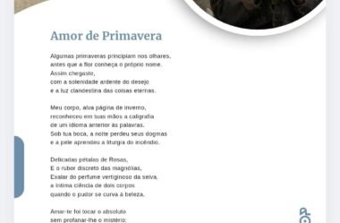 Amor de Primavera -Wanda Rop🌹: edição de setembro da Revista Casa de Escritores 📕